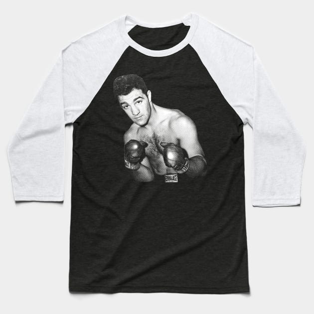 Rocky Marciano Art Baseball T-Shirt by CHROME BOOMBOX